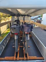 Humbaur 750kg mit Plane,Fahrrad Gestell, Womo - Humbaur Pkw-Anhänger 750 kg