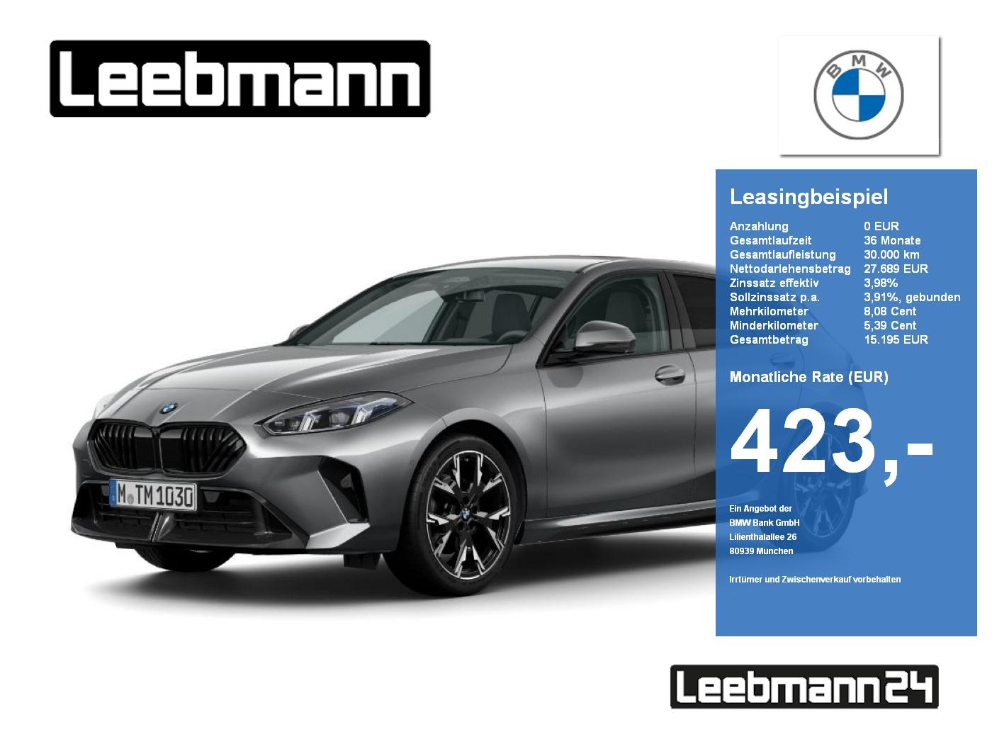 BMW 120d M-Sport IcoGlow/HUD Finanzierung ab 0,99%
