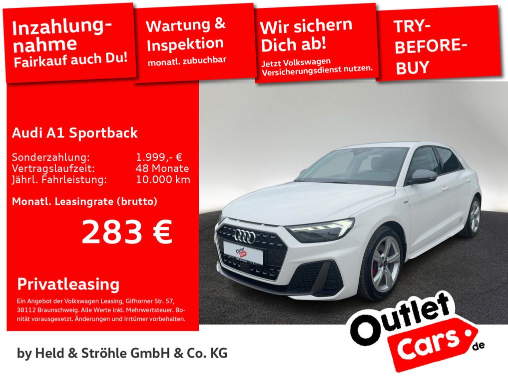 Audi A1 Sportback S-Line 40 TFSI LED NAVI+ SHZ