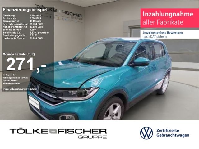 Volkswagen T-Cross 1.0 TSI Style DynLicht SHZ LM LED PDC