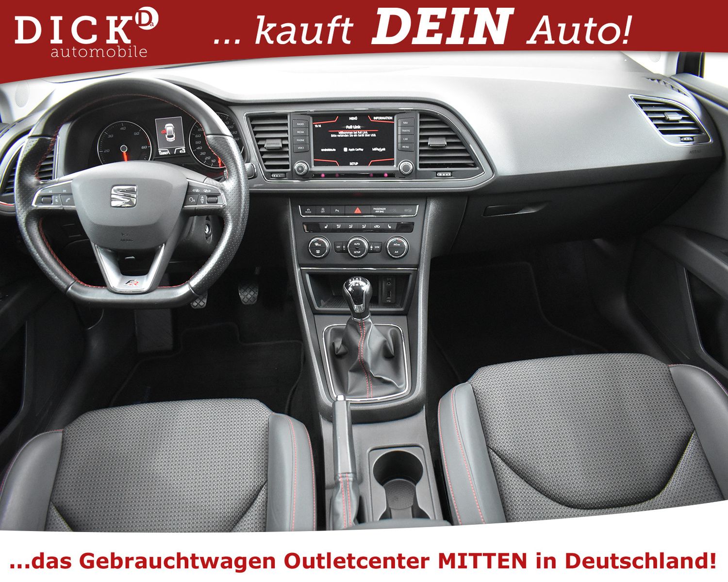 SEAT Leon ST 2.0d FR >PANOR+NAVI+LED+SHZ+TEMP+PDC+18" - Image 11