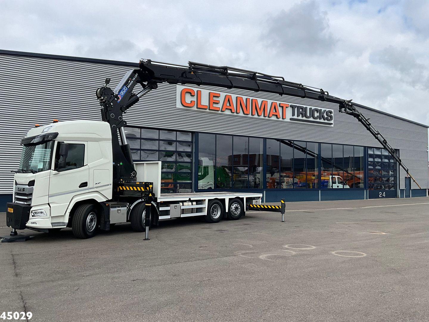 DAF FAX XF 530 Euro 6 HMF 95 Tonmeter laadkraan + Fl