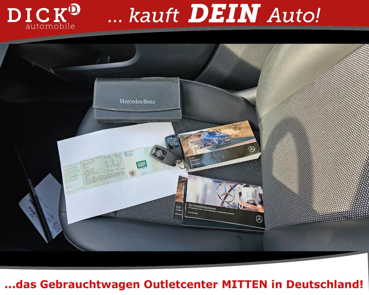 Fahrzeugabbildung Mercedes-Benz GLB 200d 4Mat 8G NAVI/SHZ/HIFI/DAB/PANO/RFK/8Fa