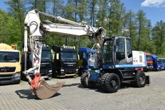 Hitachi ZX 170W-3 Mobilbagger/Planierschild,Tieflöffel