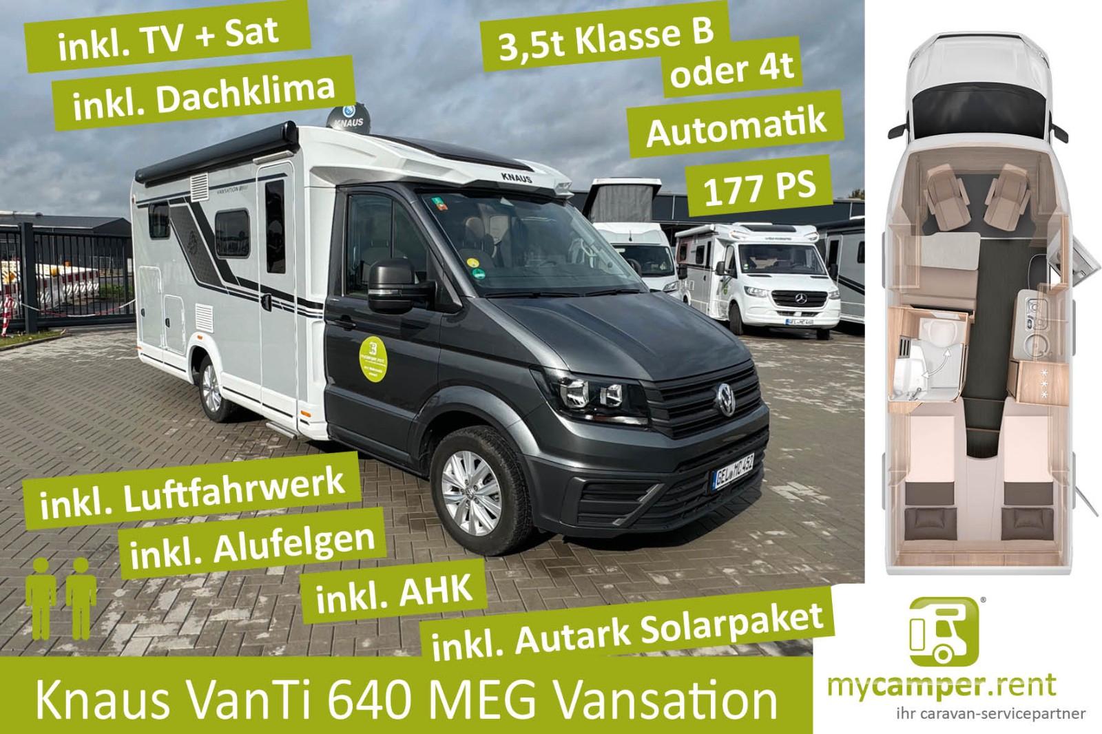Knaus Van Ti 640 MEG Vansation 2x Klima AHK Solar
