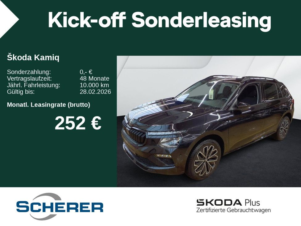 Skoda Kamiq Tour 1.0 TSI DSG AHK Navi SHZ RFK PDC