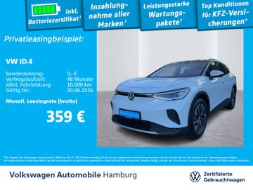 Volkswagen Leasingangebot: Volkswagen ID.4 Pure Performance Kamera LED-Licht Navi