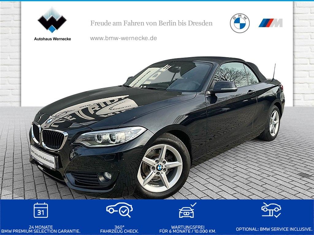 BMW 218i Cabrio Advantage Xenon Navi Bus. Tempomat