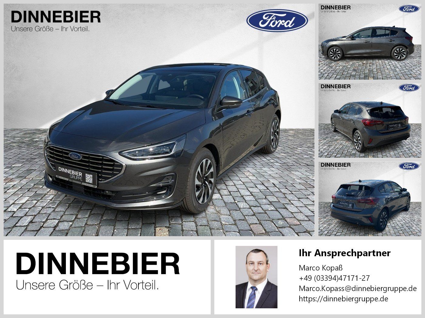 Ford FOCUS Titanium X LED+Glasdach+Kamera+Navi+SHZ