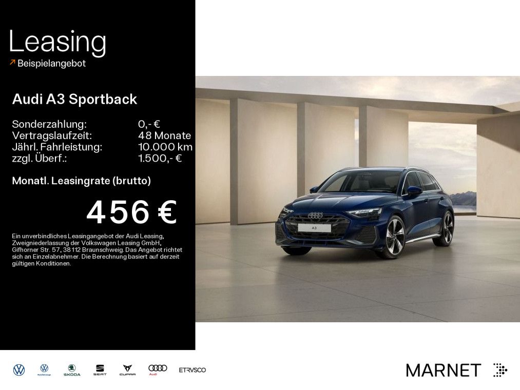 Audi A3 Sportback S line TFSI 110 kW S tronic