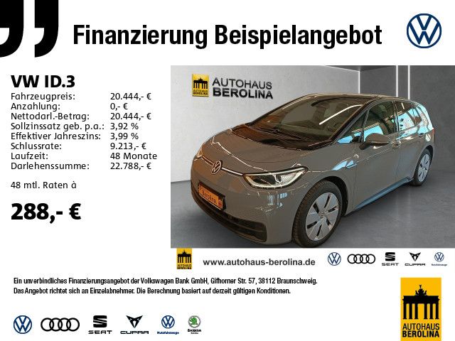 VW ID.3 Pro Performence *MATRIX*ACC*NAV*R-CAM*SHZ*