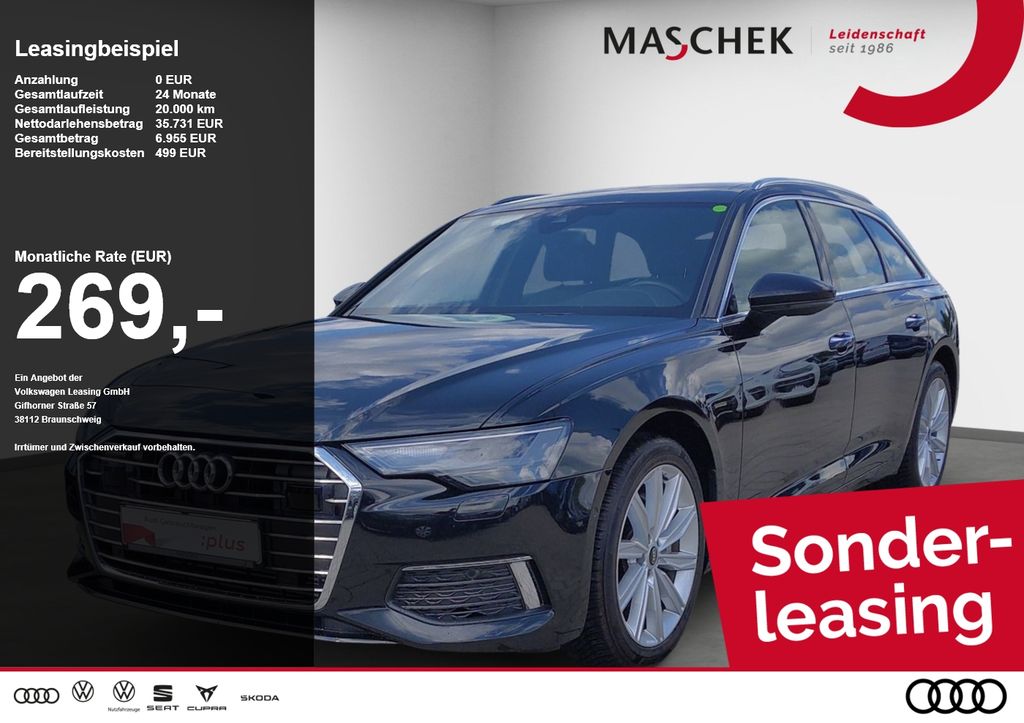 Audi A6 Avant Design 45 TFSI quat Sonderleasing Pano