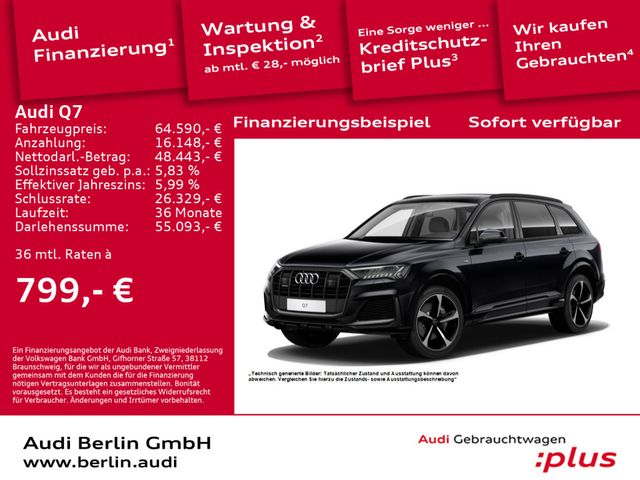 Audi Q7 S line 50 TDI qu. tiptr. NAVI B&O PANO HUD