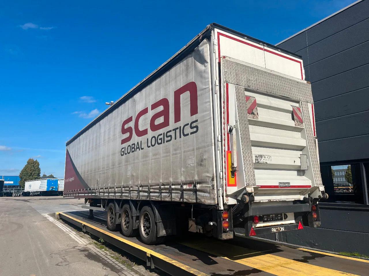 Pacton Mega schuifzeil oplegger | 5 tons laadklep | ach