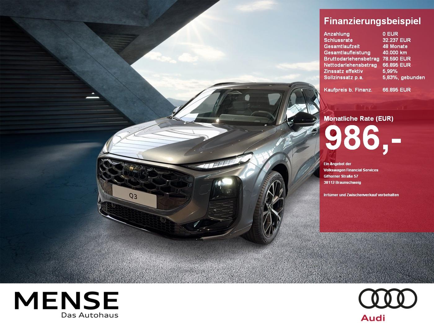 Audi Q3 SUV TFSI 195 kW S tronic DigiMatrix|Sonos|Pan