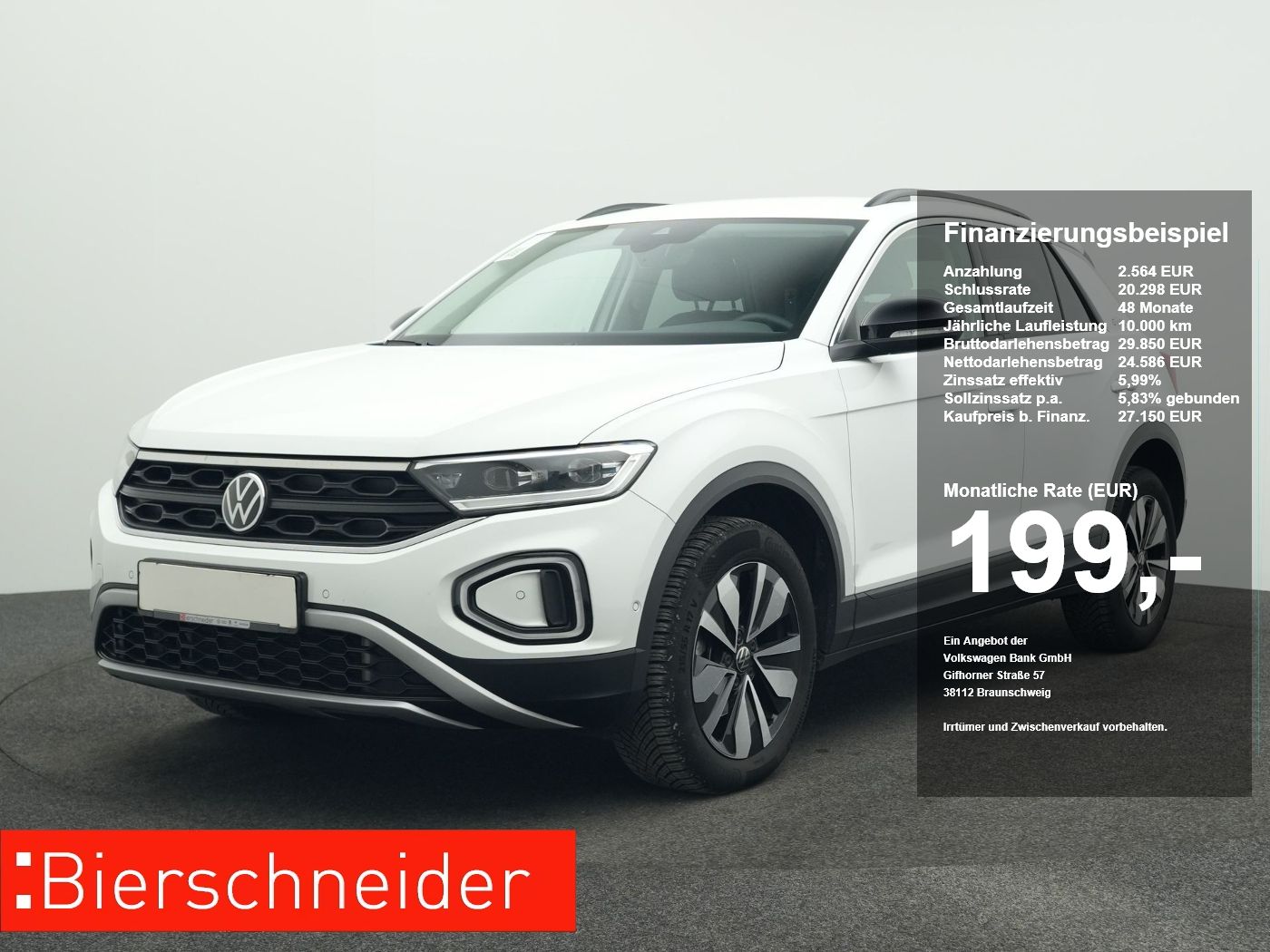 Volkswagen T-Roc 1.5 TSI DSG Goal 3-J-GAR AHK KAMERA PARKLE