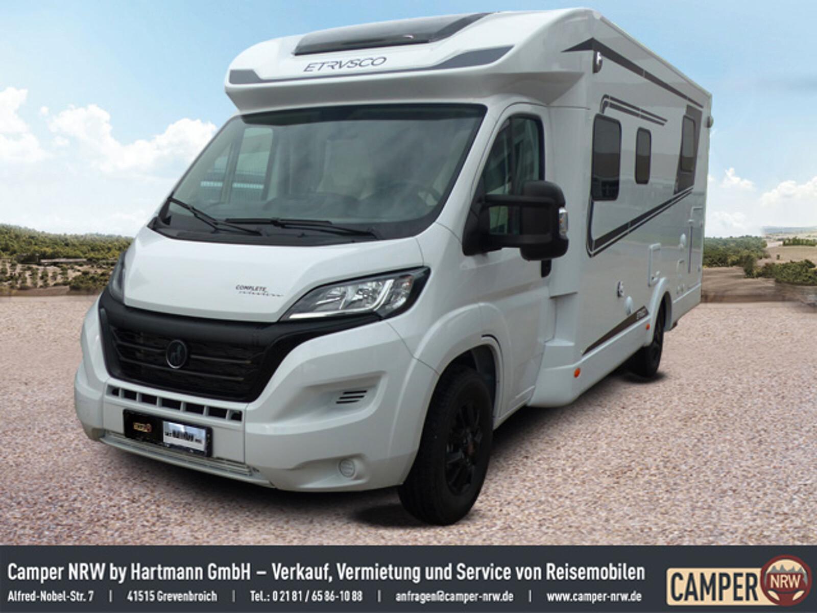 Etrusco T 7400 QBC Fiat+Automatik+Markise+Sat+Ohne Hubb.