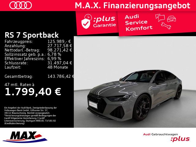 RS 7 Sportback PERFORMANCE QU HD-MATRIX+305KM/H+