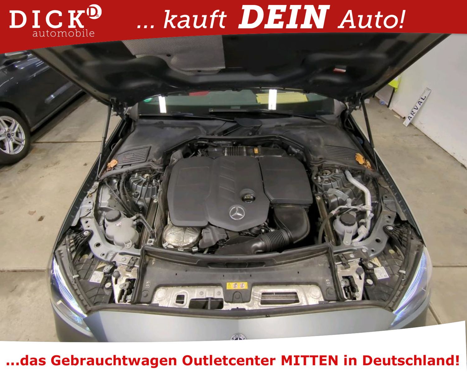 Fahrzeugabbildung Mercedes-Benz C 220d 9G AMG/LED+/HUD/VIRTU/STANDHZ/GLASDACH/8F