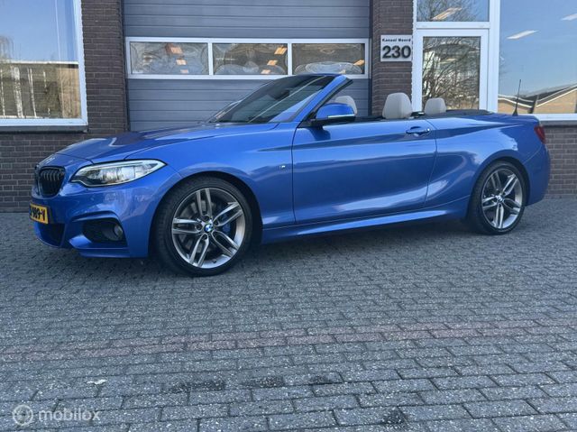 BMW 2-serie Cabrio 220i AUT M PERFORMANCE LEDER/NAVI