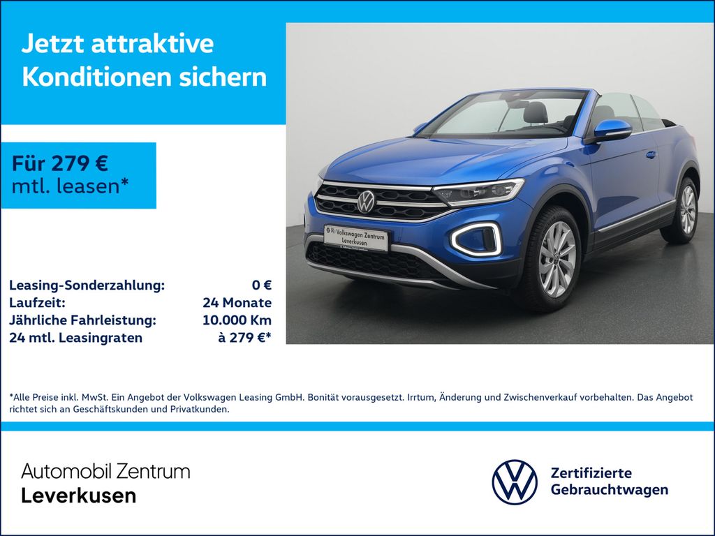 Volkswagen T-Roc Cabriolet Style ACC NAVI LED SHZ PDC
