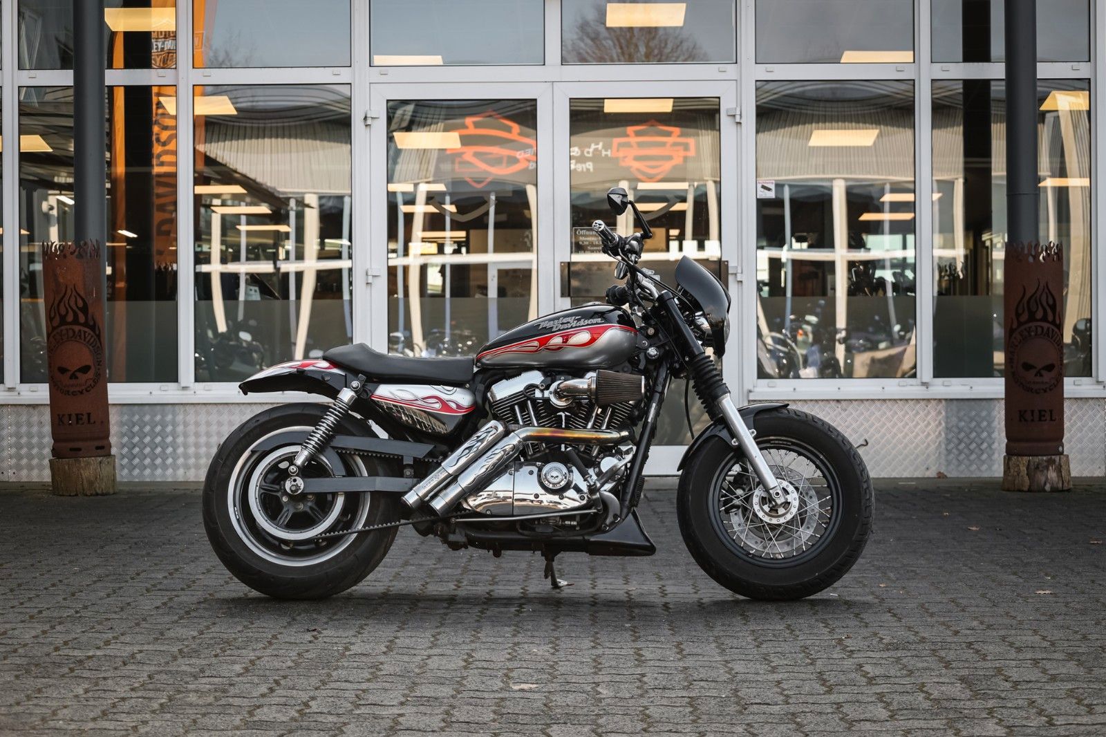 Fahrzeugabbildung Harley-Davidson XL1200L Cafe Racer Umbau -BSL 200er  Heckumbau--