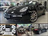 Porsche Boxster S|1HD|PZ Serviceheft|SportAb.|CarreraRad - Porsche mit Benzin-Antrieb: Schwarz, Cabrio