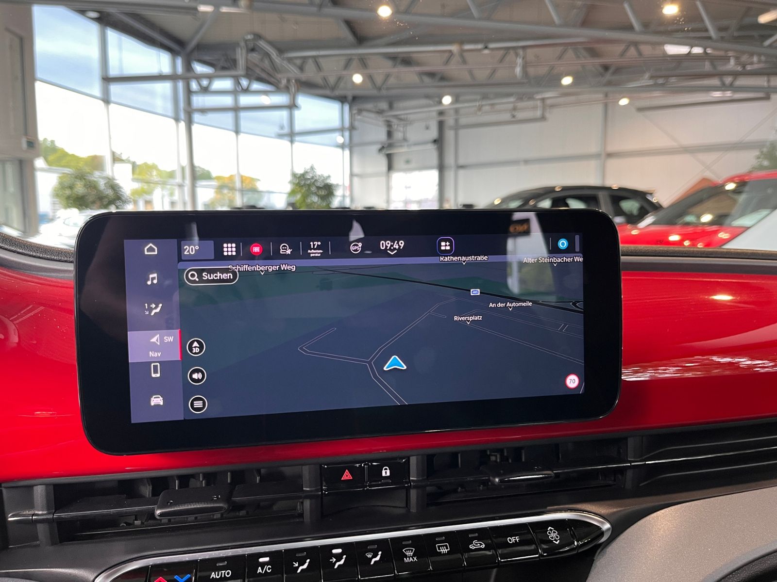 Fahrzeugabbildung Fiat 500e  42 kWh Akku Red NAVI KLIMA