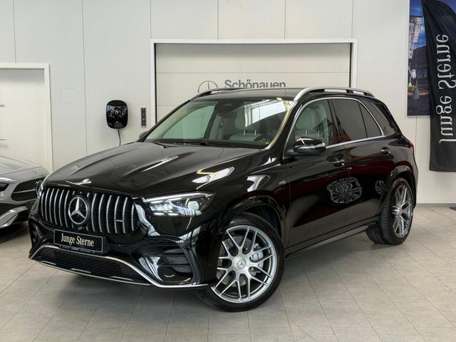 MERCEDES-BENZ GLE 53 4M+ AMG NAPPA BEIGE+AHK+PANO+BURM+STDHZ