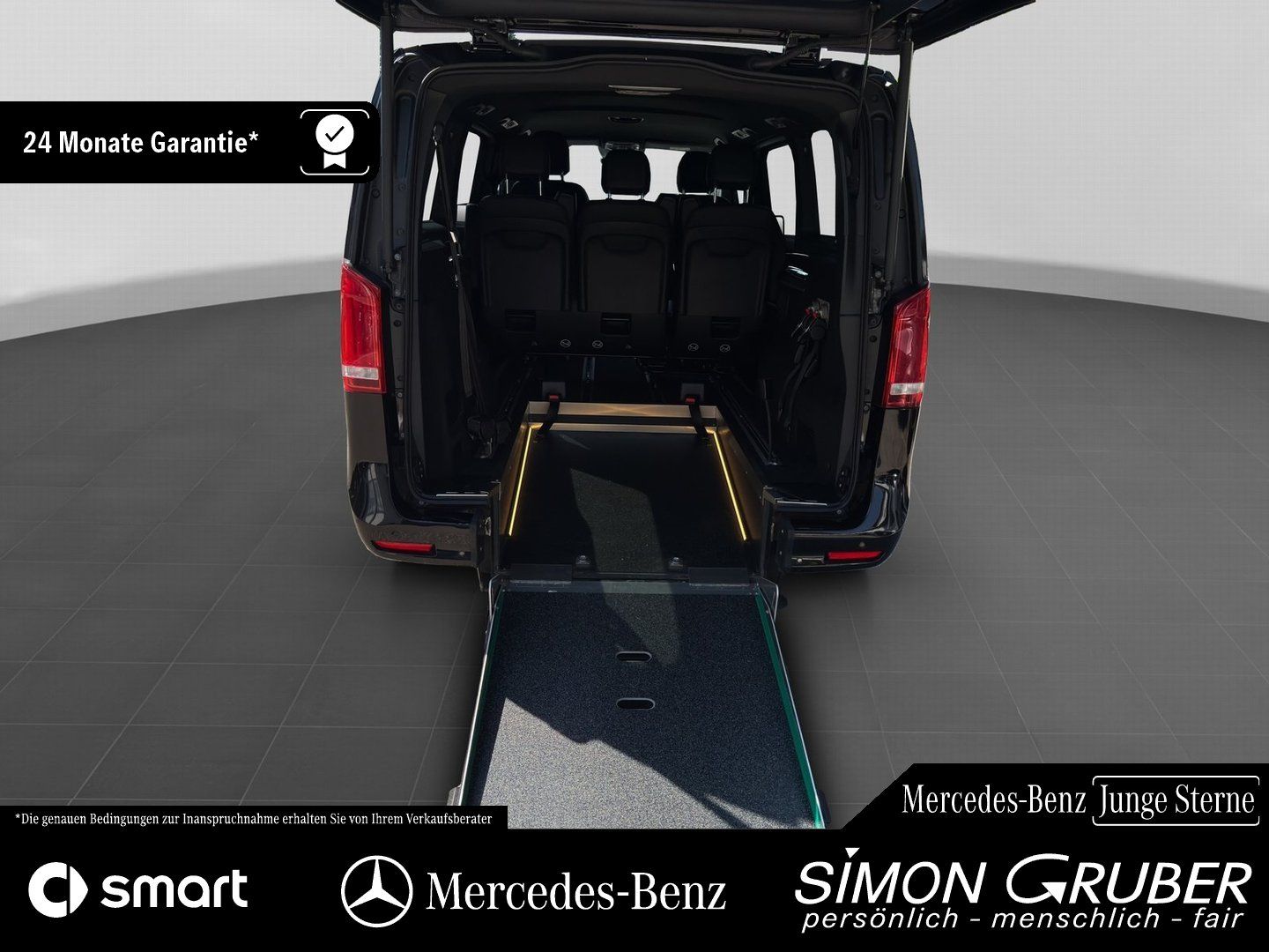 Fahrzeugabbildung Mercedes-Benz EQV 300 AVANTGARDE Extralang Rollstuhl Rampe