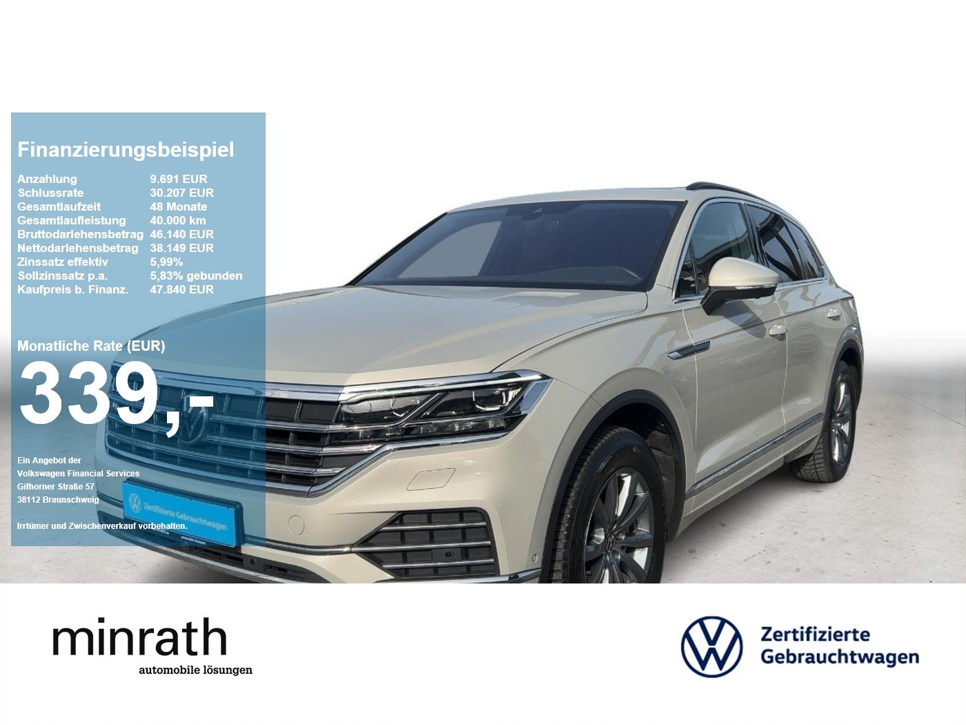 VW Touareg Atmosphere V6 TDI tiptronic AHK+NAVI+PAN