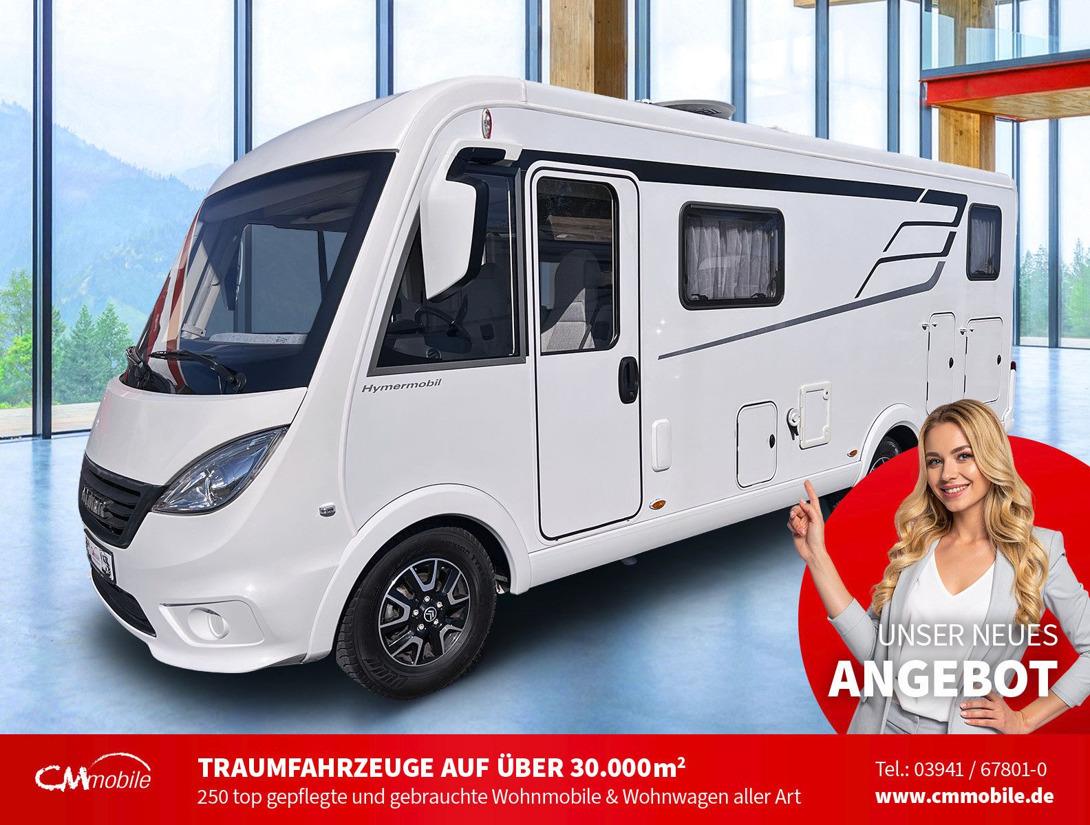 HYMER / ERIBA / HYMERCAR
 Exsis I 580 Pure - Hub&Einzelbetten -
