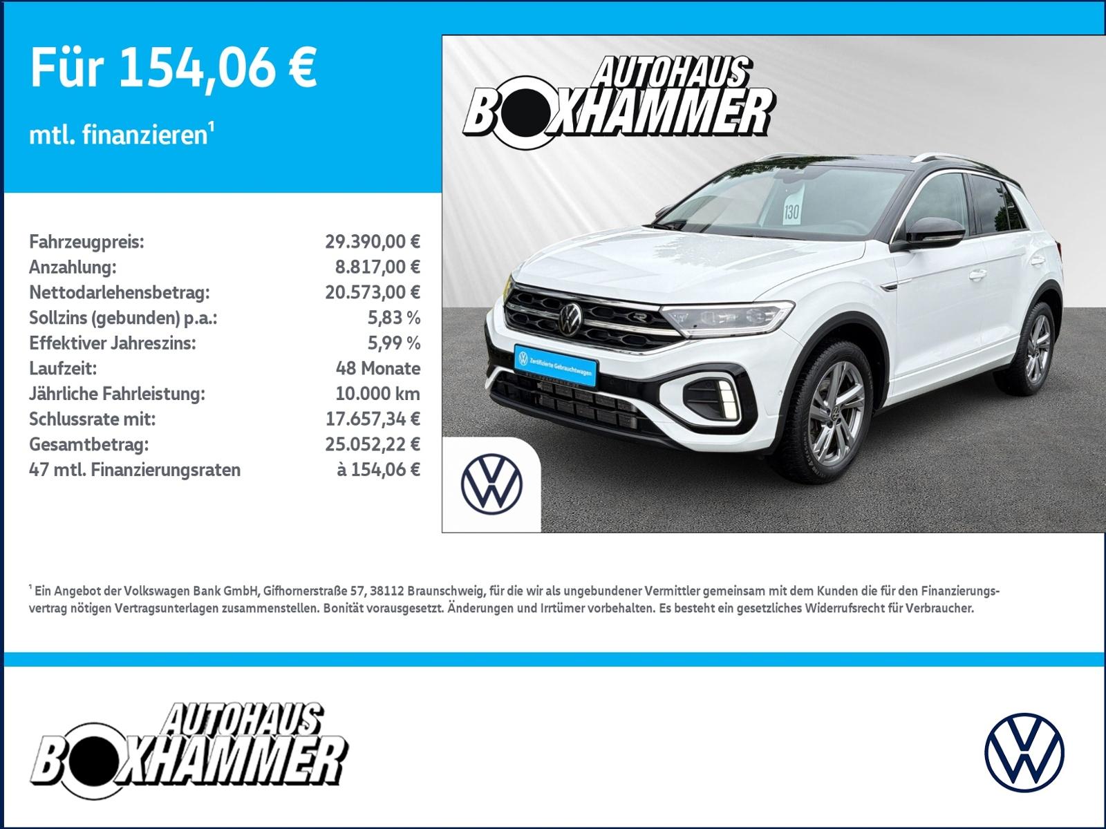 Volkswagen T-Roc 2,0 TSI DSG R-Line 4Motion NAVI+ACC+AHK