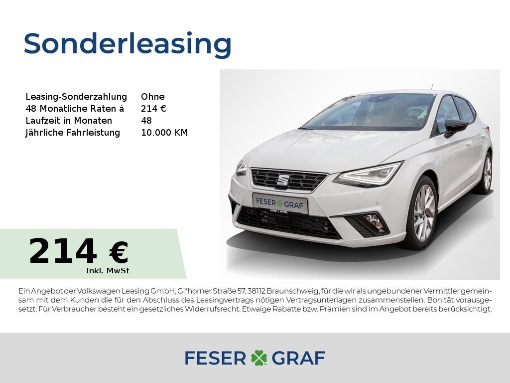 Seat Ibiza 1.0 DSG FR LED/ACC/Kamera/SHZ/PDC