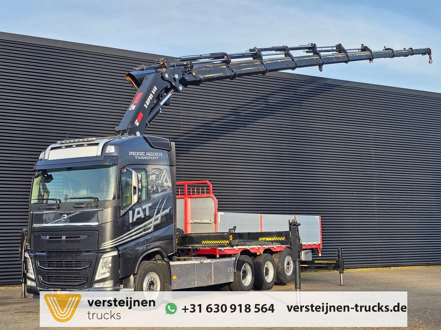Volvo FH 540 8x4*4 / HIAB 548E-9 CRANE + WINCH / KRAN