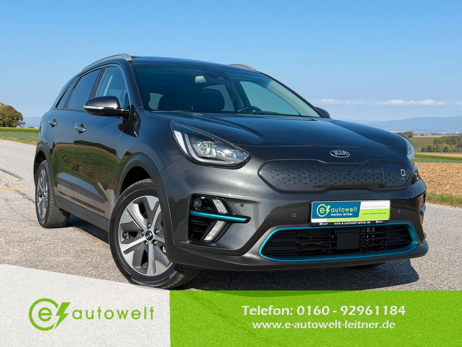 Kia e-Niro 64kWh Spirit Leder 3-Ph. Scheckh. Glasd.