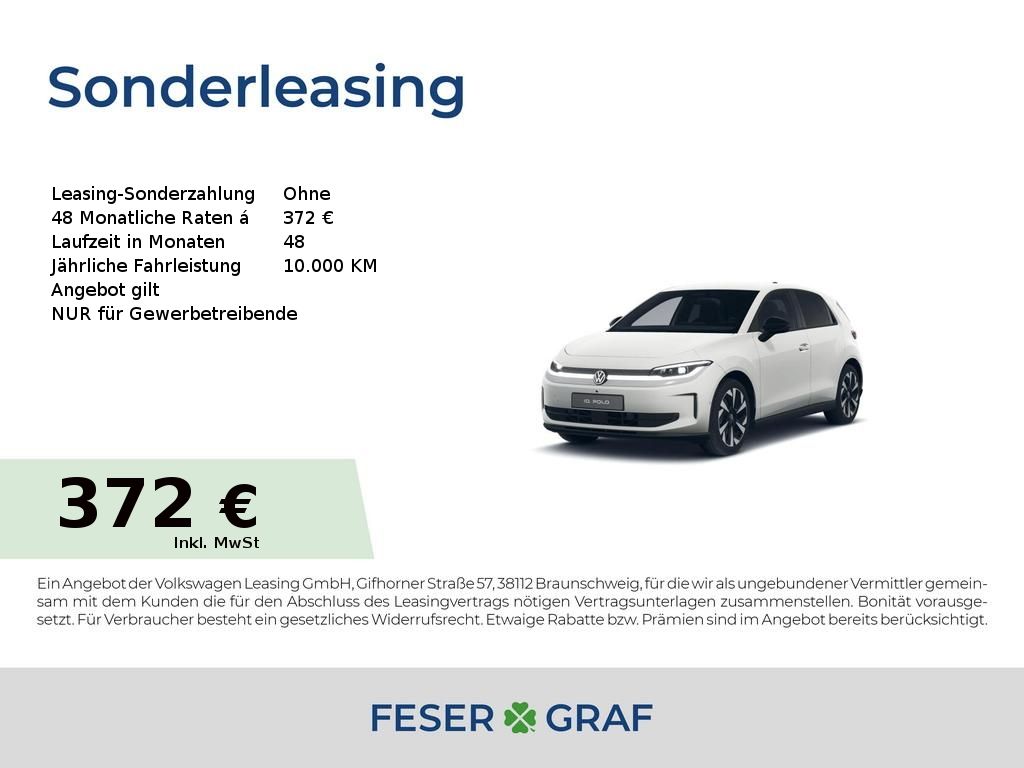 Volkswagen ID. Polo Style 211 PS 52 kWh 1-Gang-Automatik