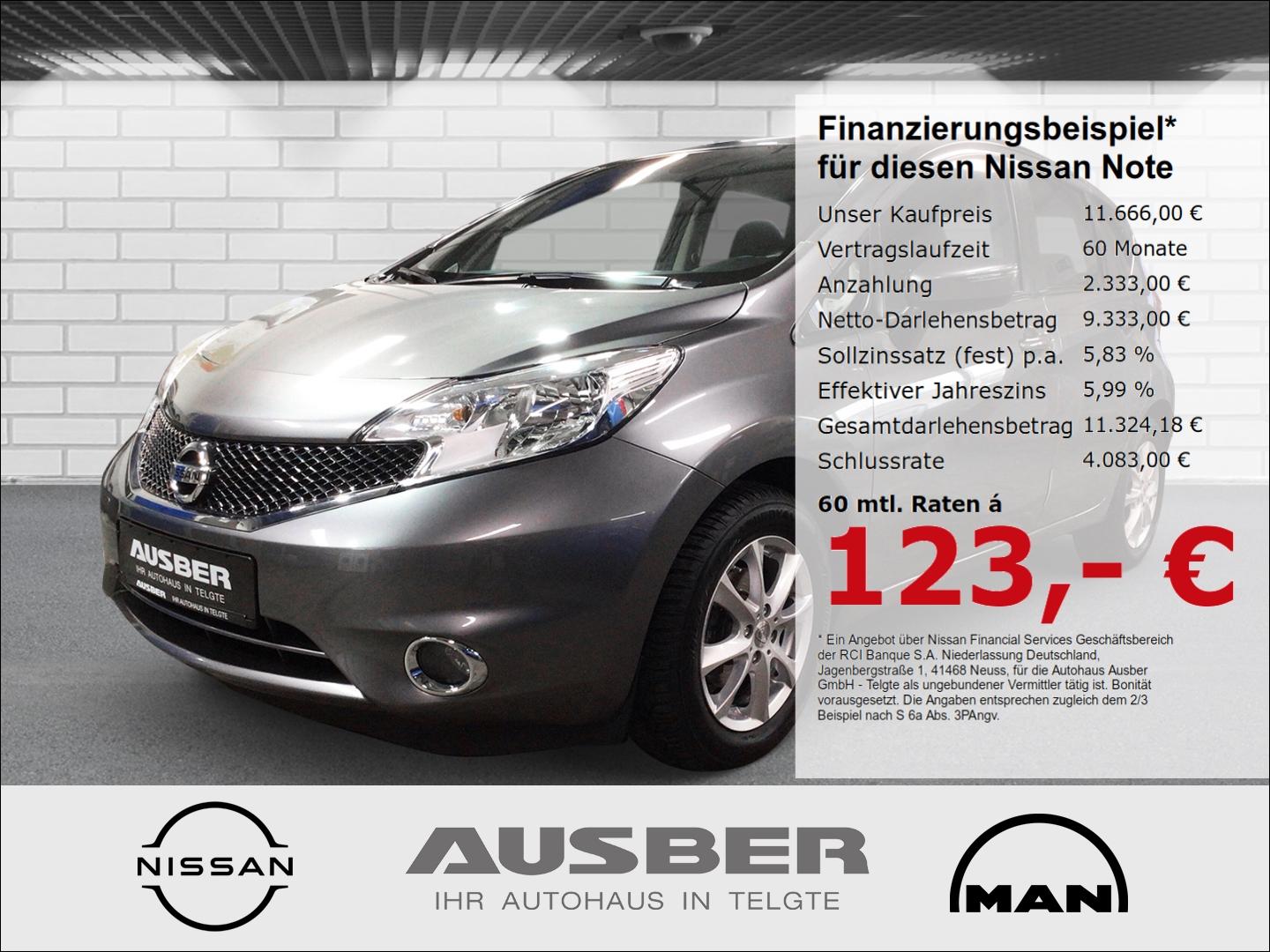 Nissan Note Acenta Automatik Navi Rücksitzbank verschie