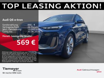Audi Leasingangebot: Audi Q6 e-tron Performance S LINE LM20 LUFT 360 BuO O