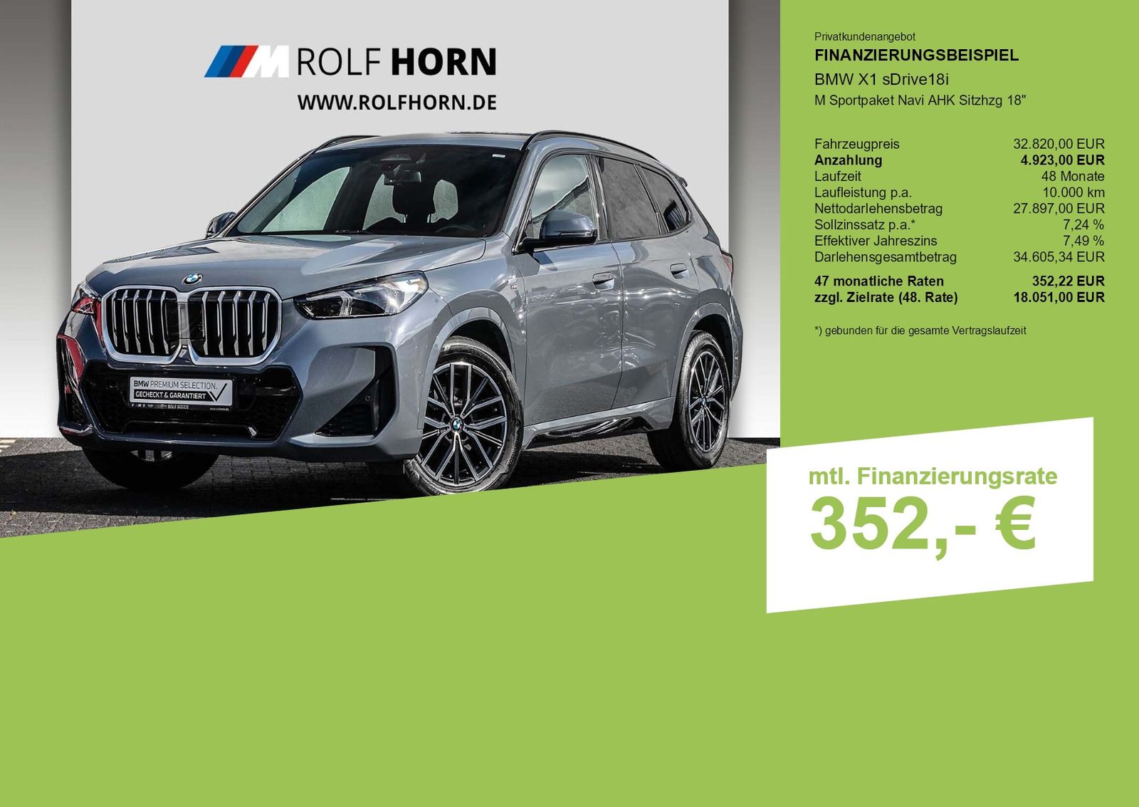 BMW X1 sDrive18i M Sportpaket Navi AHK Sitzhzg 18 foto 3