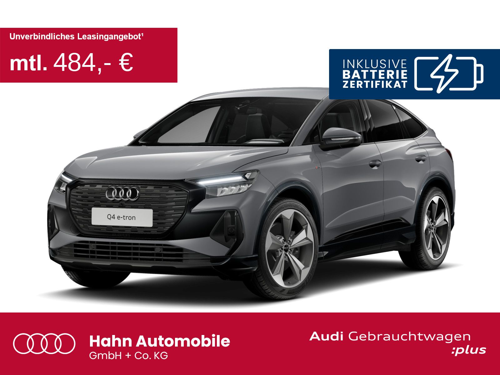 Audi Q4 Sportback e-tron 45 S line AHK Navi LED Carpl