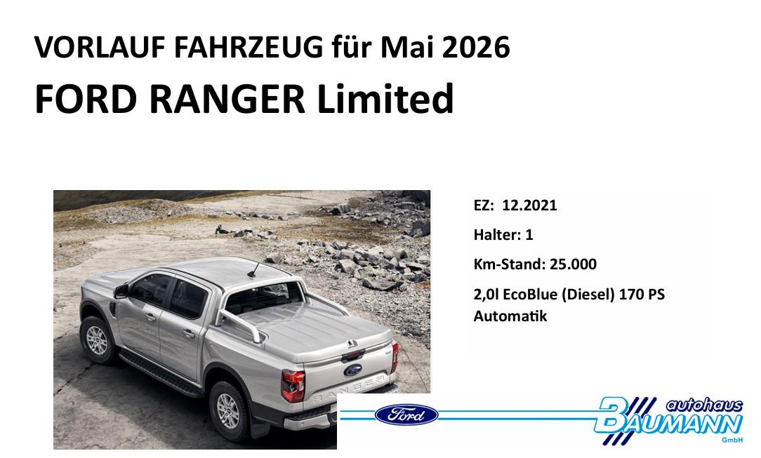 Ford Ranger Limited Doppelkabine 4x4*AHK*uvm.*