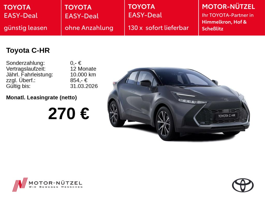 Toyota C-HR Hybrid Teamplayer **ALL-IN LEASING**