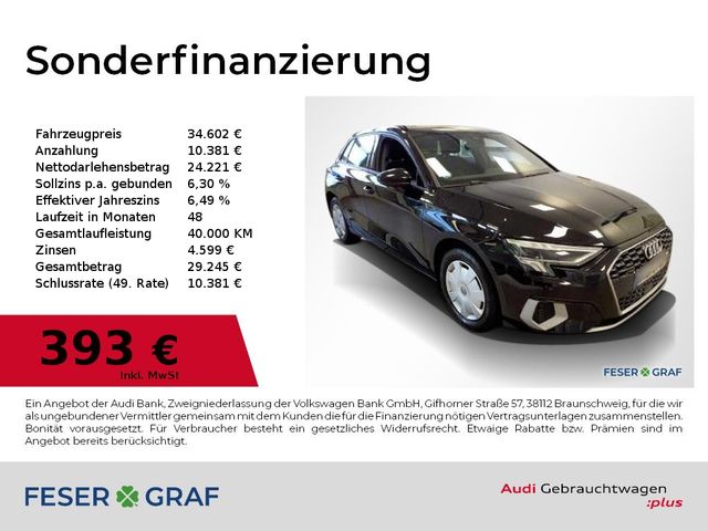 Audi A3 Sportback advanced 40 TFSI qu Navi,LED