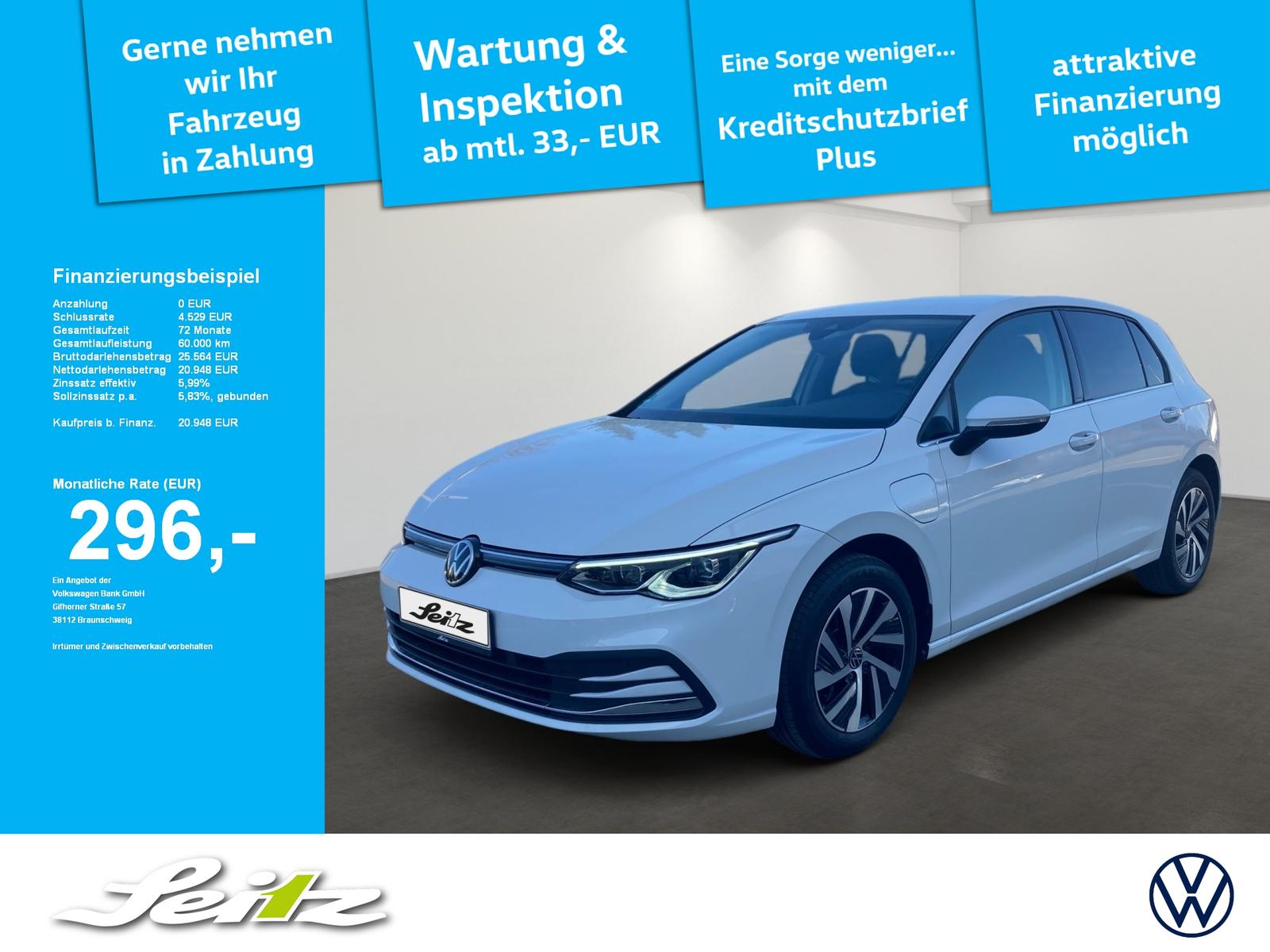 Volkswagen Golf VIII 1.4 TSI eHybrid Style *LED*KAMERA*NAVI