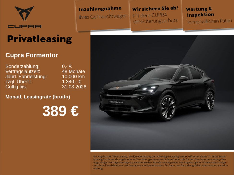 Cupra Formentor 1.5 eTSI 110 kW AHK MATRIX 360° SHZ