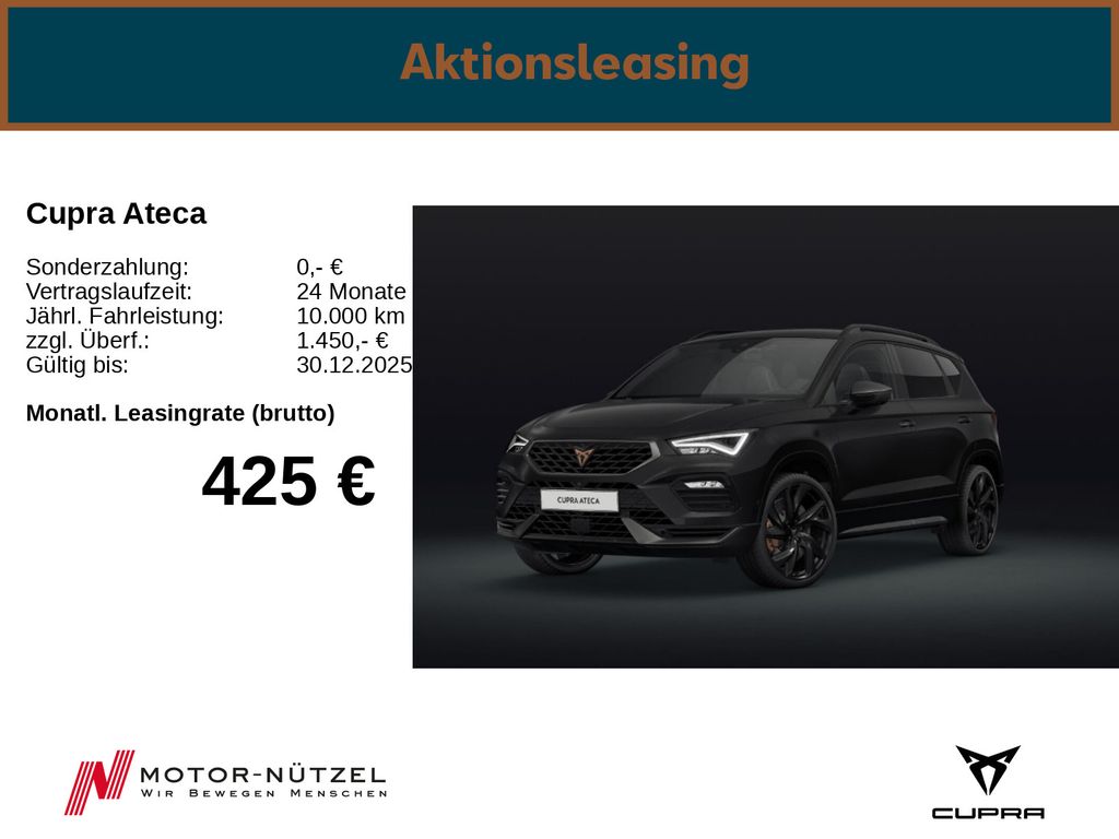 Ateca VZ 300PS/ AHK/ SHZ/ NAVI/ el.Heckkl./ PDC