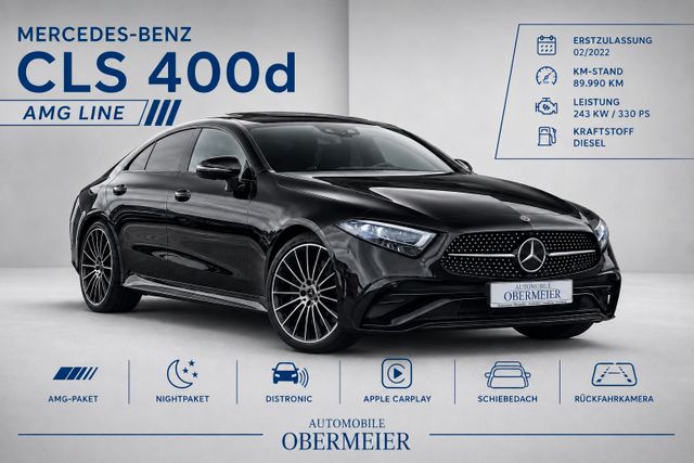 MERCEDES-BENZ CLS 400d 4M AMG Distr. SHD RFK LED CarPlay