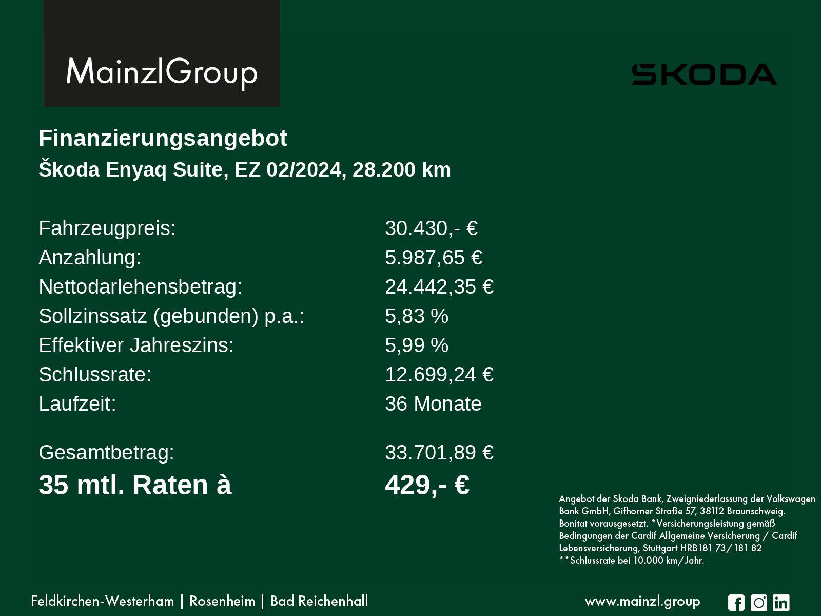 Skoda Enyaq 60 Suite AHK WäPu LED Navi Kamera AAC imagem 3