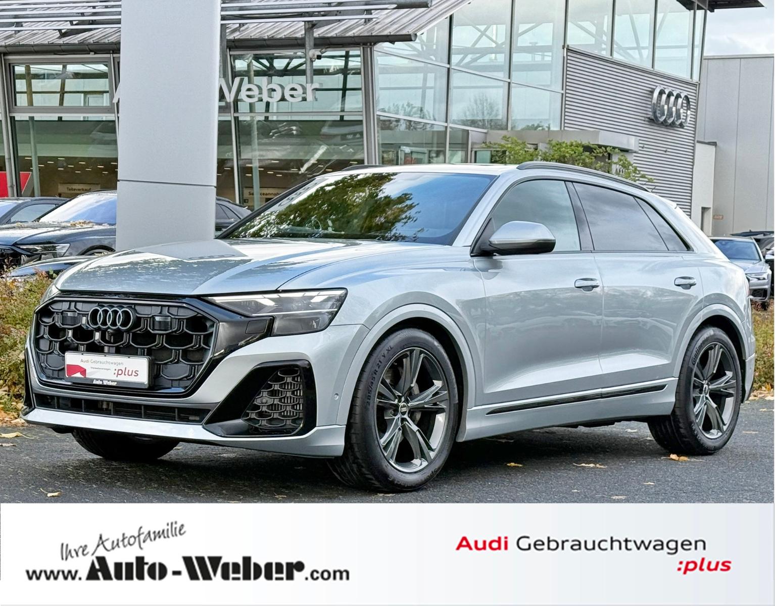 Audi Q8 55TFSI qu S LINE PANO MEMORY AHK MATRIX 360°